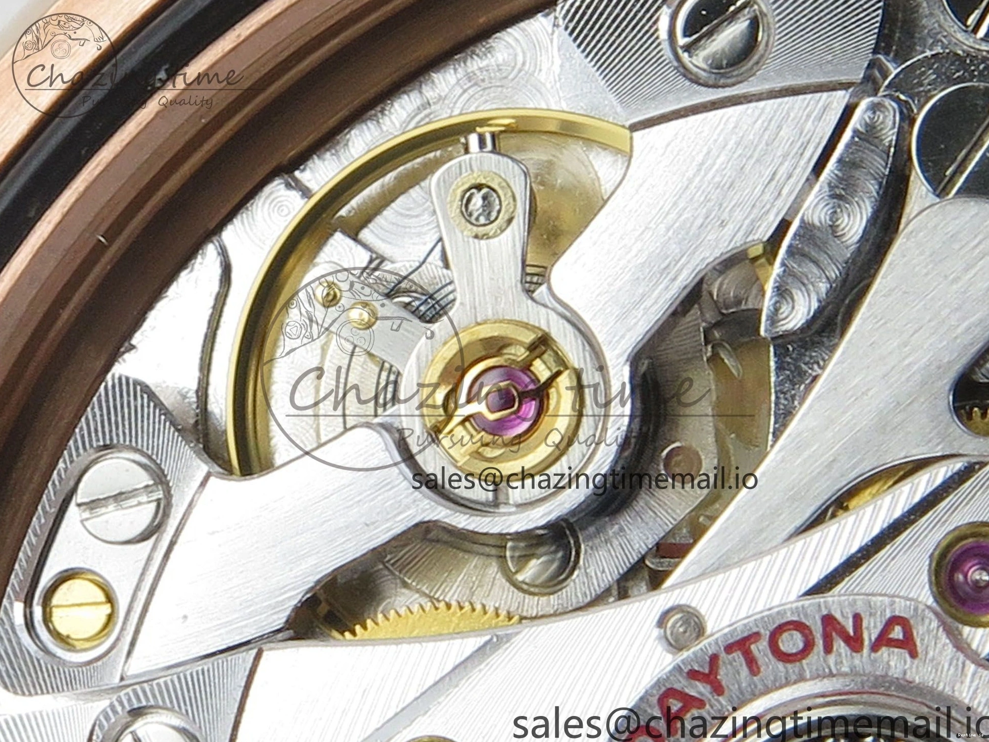 1227 TechFriendly Daytona 126505 RG QF 1:1 Best Edition RG Black Dial Crystal Markers On RG Bracelet SH4131 V6 (Gain Weight) 303